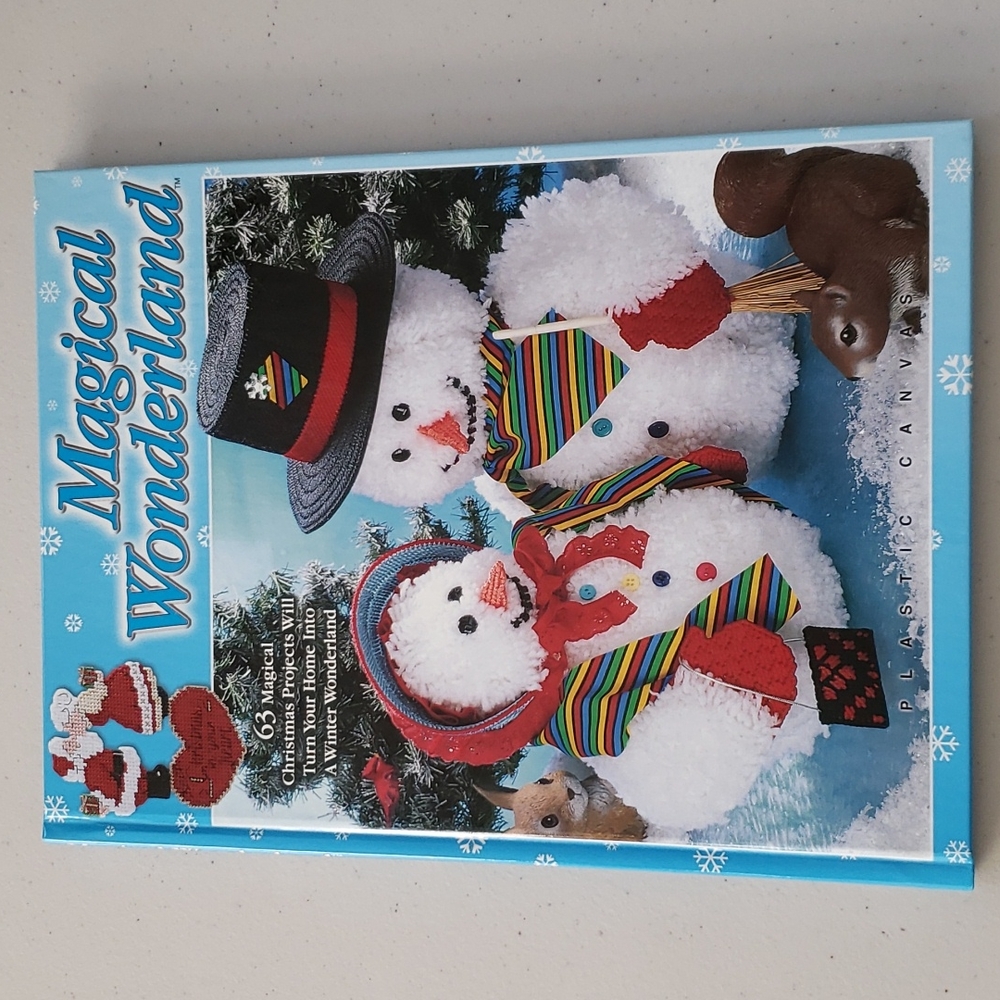 Plastic canvas book